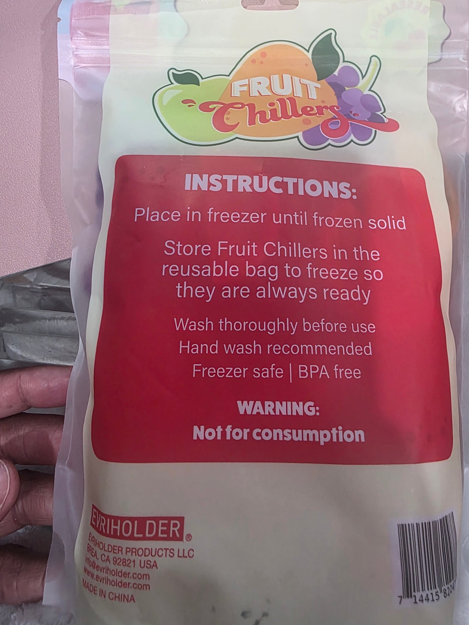 Fruit Chillers Reusable Ice Cubes 32 Pcs