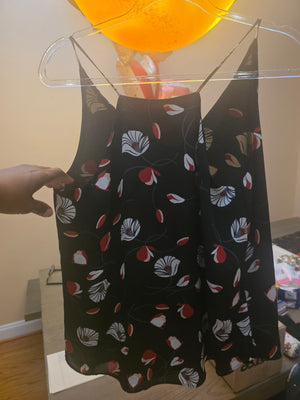Loft Spaghetti Strap Floral Top (Medium)