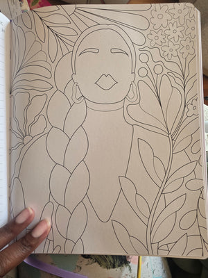 Reflect Reset Refocus Mindfulness Journal 160 lined Pages includes 5 Coloring Pages