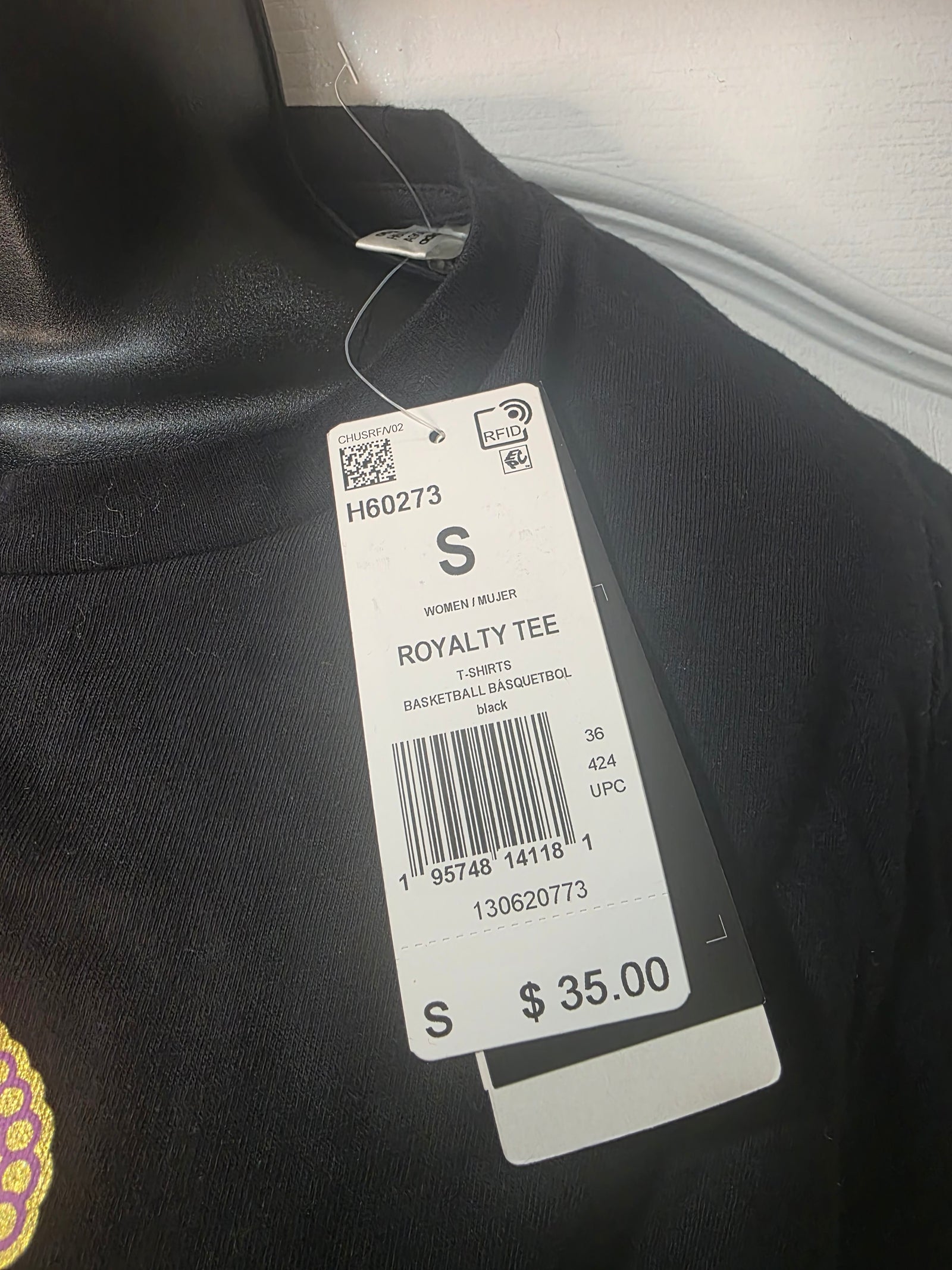 Adidas Women’s Small Short Sleeve Black Candace Parker Cropped Top H60273 Royalty T