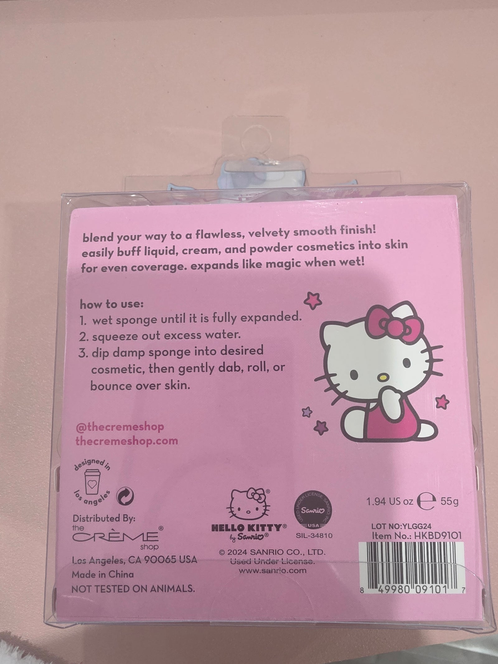 CREME Shop X Hello Kitty Premium Plush Blender Duo