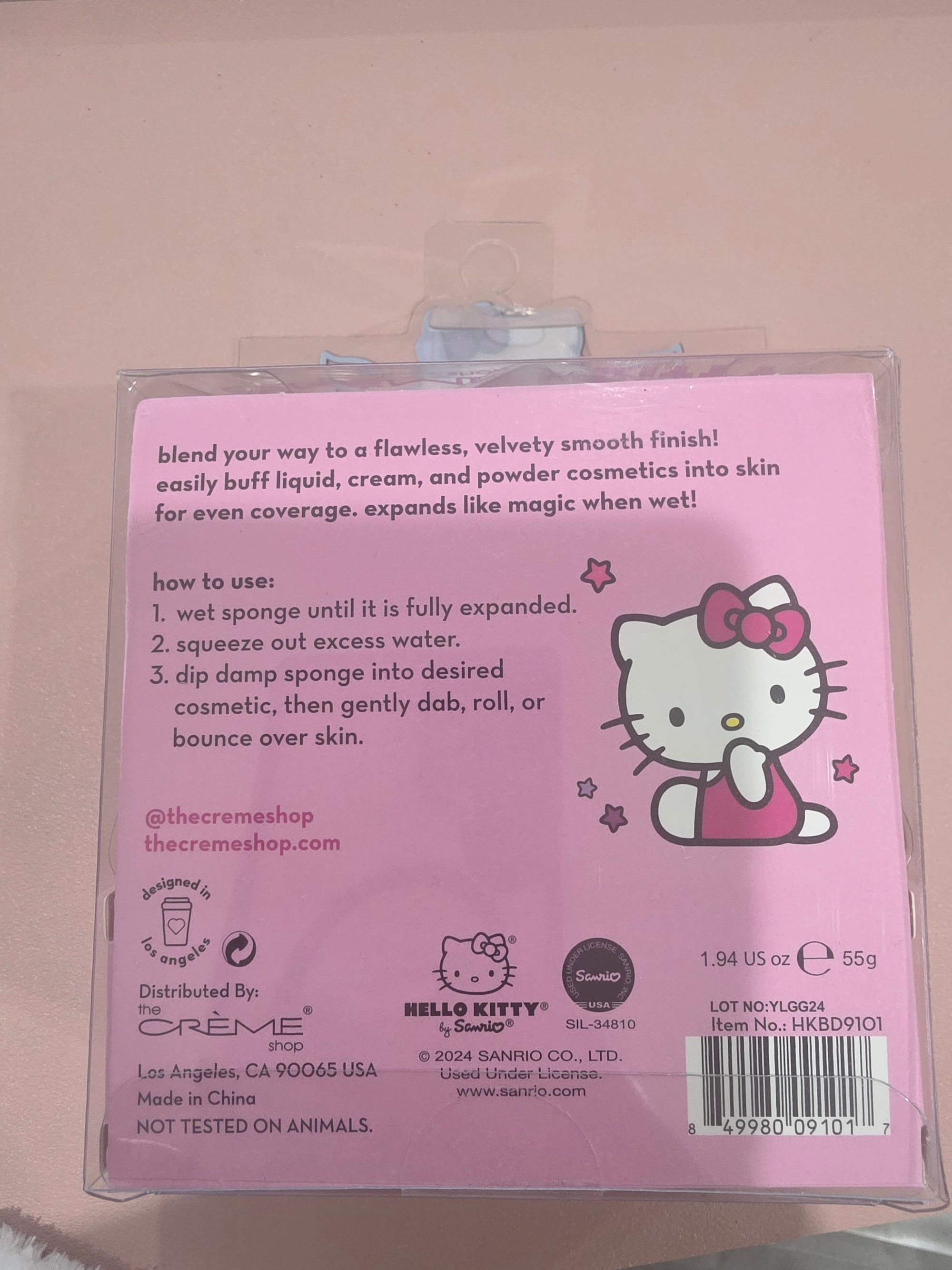 CREME Shop X Hello Kitty Premium Plush Blender Duo