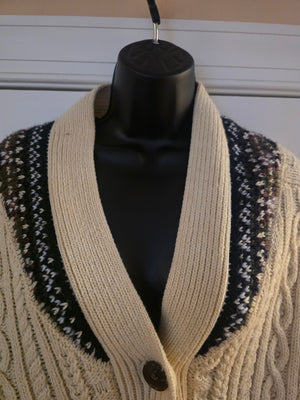 Zara Faire Isle Oversized Cardigan (Size Small) - Gently Used