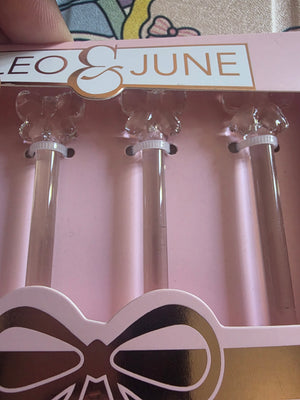 Cleo & June Glass Bow Spoons (4/Pack)