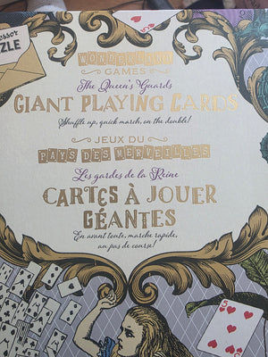 Alice in Wonderland Giant Playing Cards