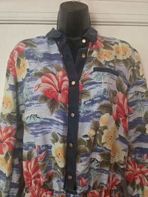 Womens Juicy Couture Tropical Romper (Medium) New