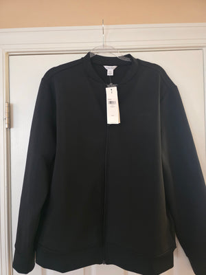 Calvin Klein Matte Bomber Jacket (Black Beauty)- Size MEDIUM