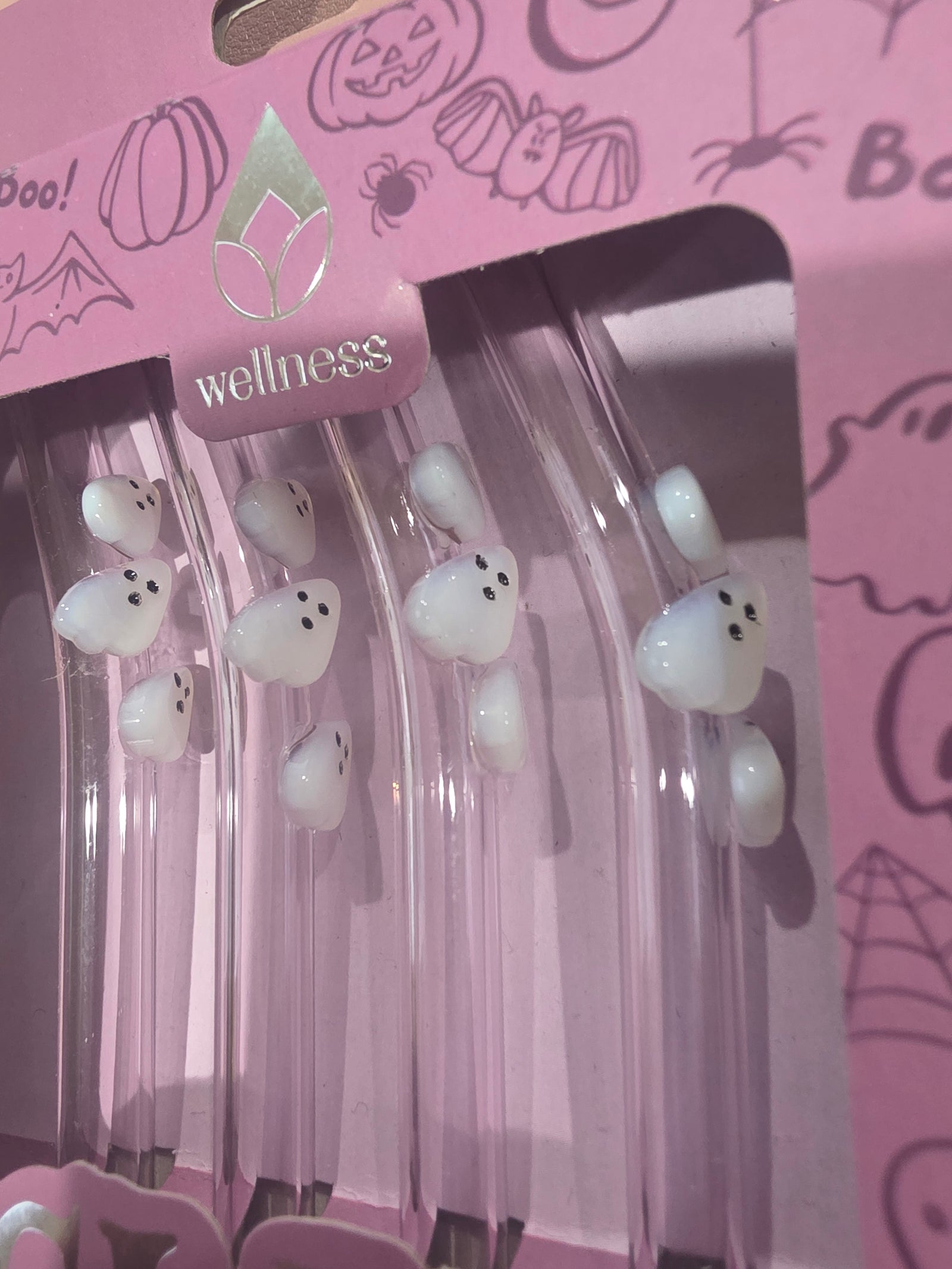 Ghostly Glass Straws (Set of 4)