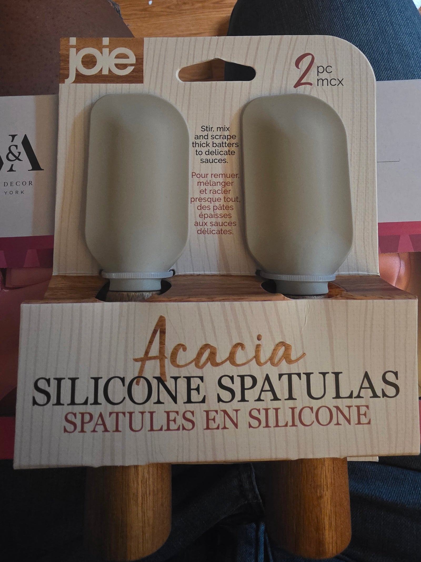Acacia Silicone Spatulas (Set of 2)