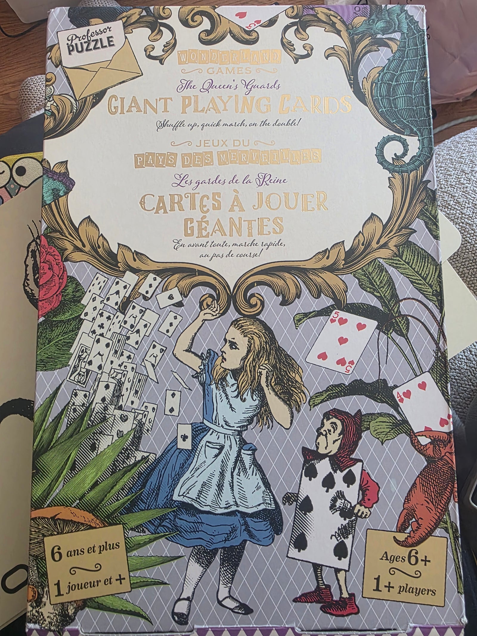 Alice in Wonderland Giant Playing Cards