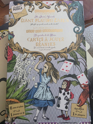 Alice in Wonderland Giant Playing Cards