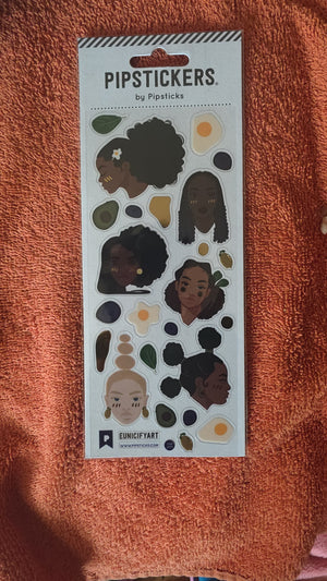 Urban Women Stickers African American