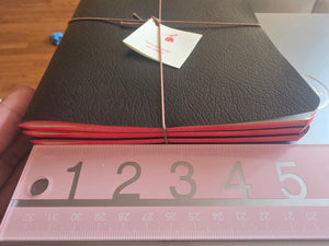 Trio Set of Leatherette Lined Journals