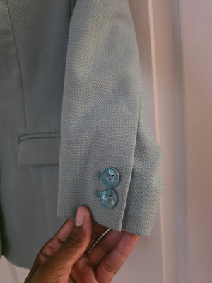 Womens The Limited SeaGreen (Mint) One Button Blazer (Size Extra Small (XS)) - Gently Used