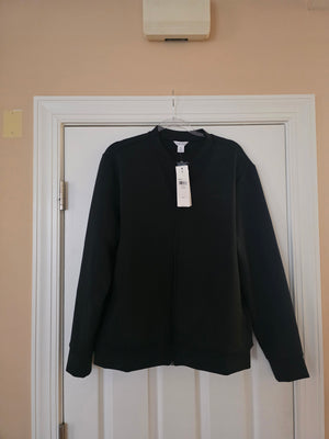 Calvin Klein Matte Bomber Jacket (Black Beauty)- Size MEDIUM