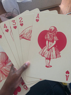 Alice in Wonderland Giant Playing Cards