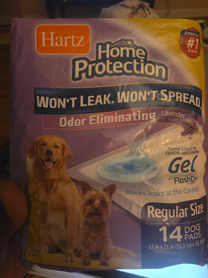 Hart Home Protection Odor Eliminating Lavendar Dog Pads (Regular Size - 14)