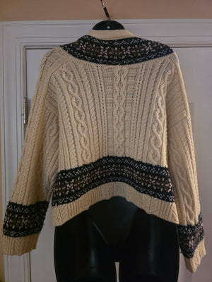 Zara Faire Isle Oversized Cardigan (Size Small) - Gently Used