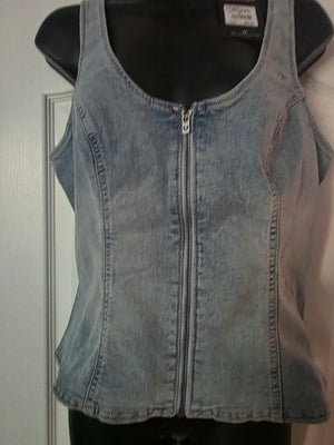 Women’s Denim Bustier Halter Top True Religion (Size Medium (M)) - NWT