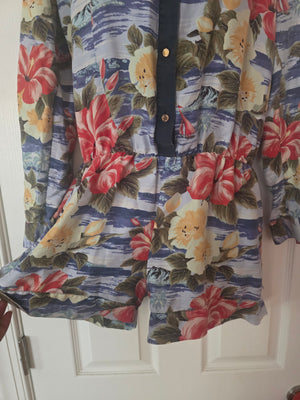 Womens Juicy Couture Tropical Romper (Medium) New