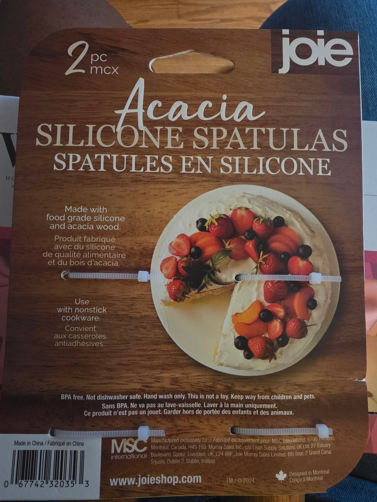 Acacia Silicone Spatulas (Set of 2)