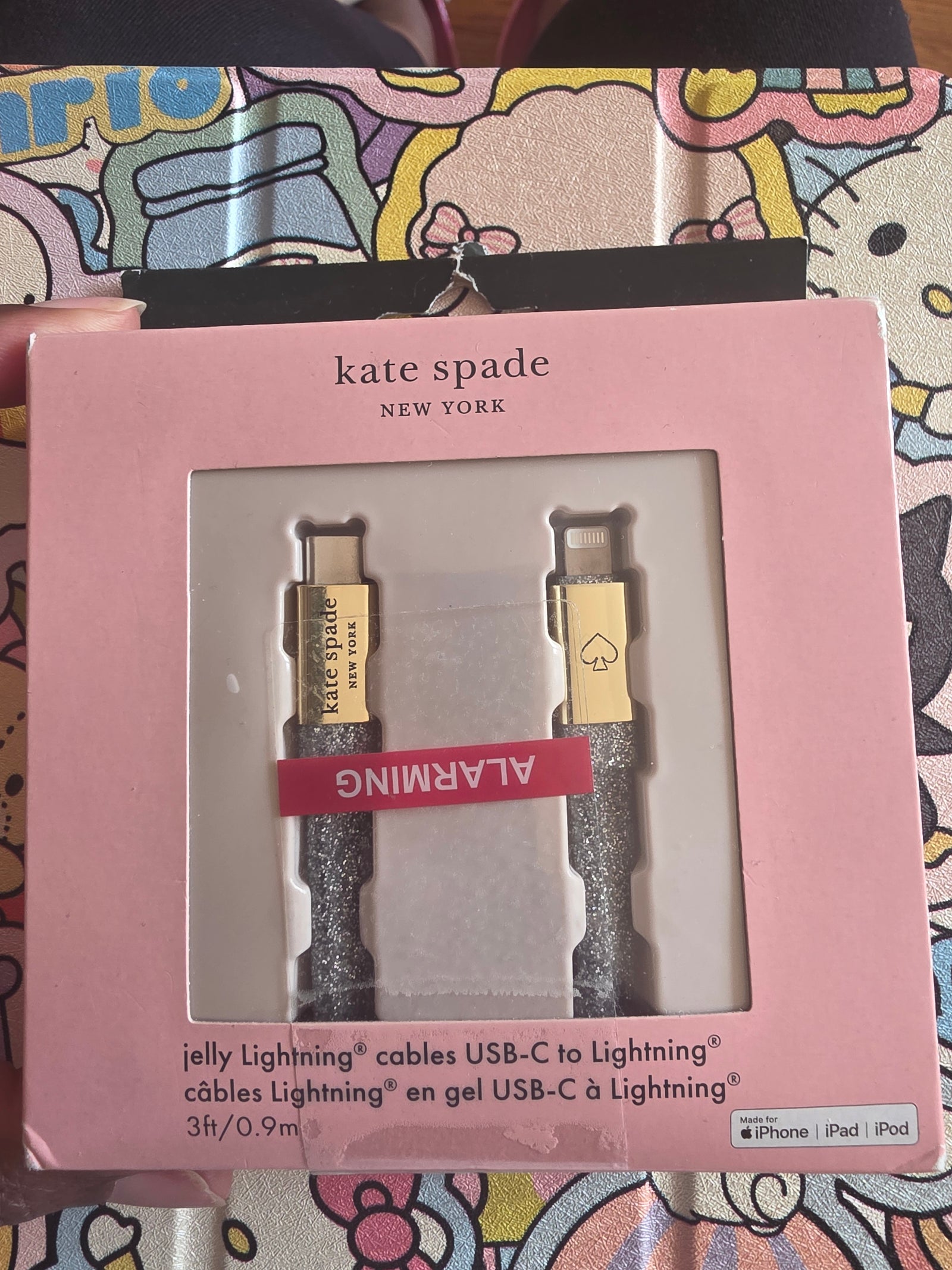 Kate Spade NY Jelly Lightning Cables (USB-C to Lightening)