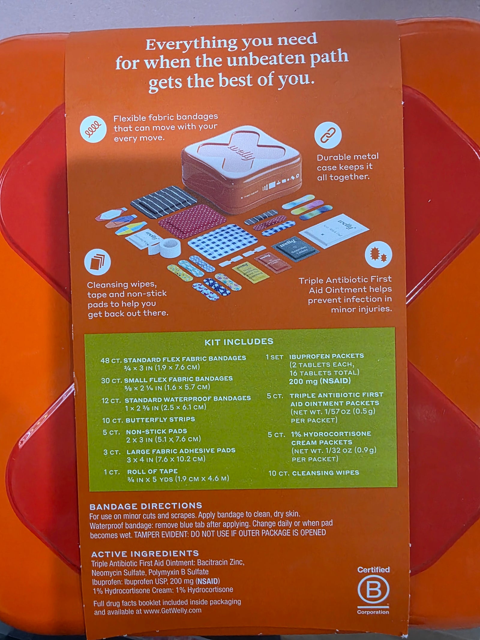 Welly First Aid Kit (130 Count)