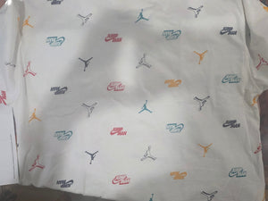 Jordan Girls All Over Print Jumpman Logo Tee - Size XL (Girls)