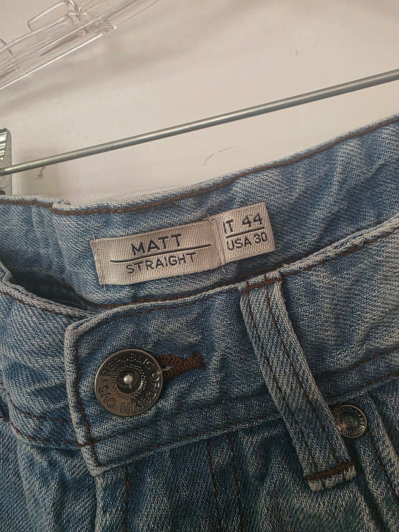 Light Blue Acid Wash Denim Shorts (IT 44/US 30) Straight Republic of Denim - Bought from Italy (Gently Used)