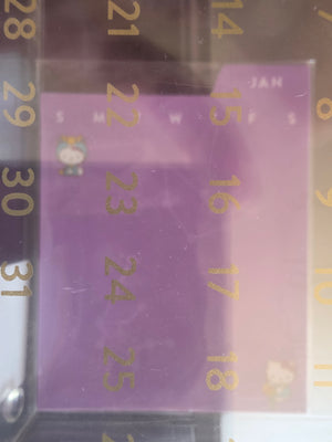 Hello Kitty Acrylic Perpetual Calendar