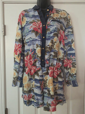 Womens Juicy Couture Tropical Romper (Medium) New