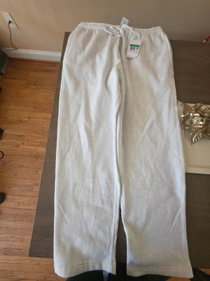 Mens Nike Straight Leg Standard Fit Regular Length Pants (Size XL) Off White