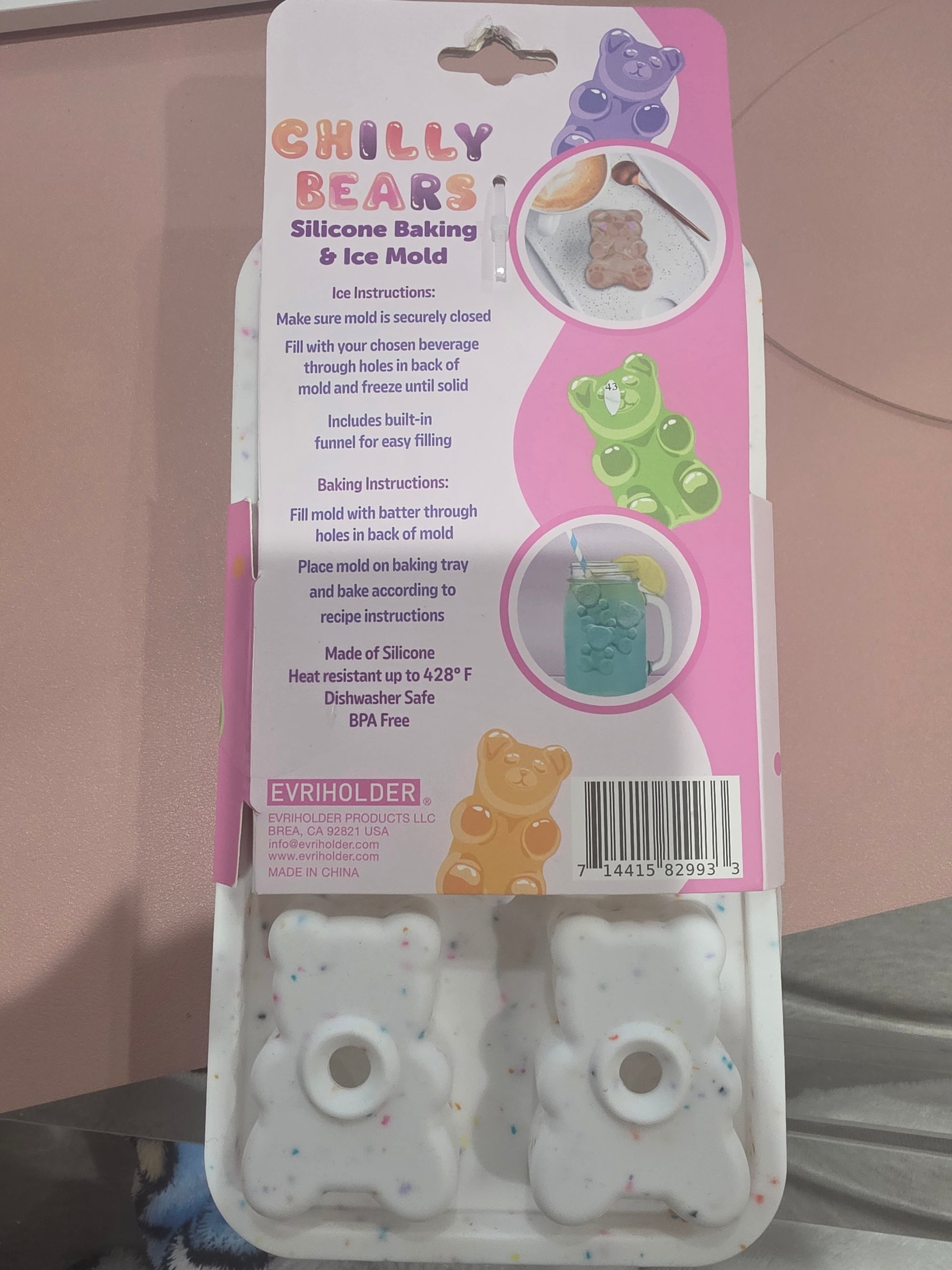 Chilly Bears Silicone Baking & Ice Mold