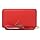Red Steve Madden Snake Encrusted Crystal Eye Wristlet with Detachable Strap