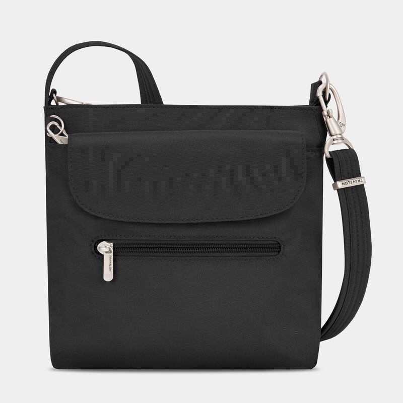 Black Travelon Anti-Theft Mini Shoulder Bag