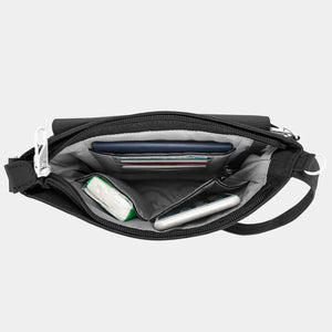 Black Travelon Anti-Theft Mini Shoulder Bag
