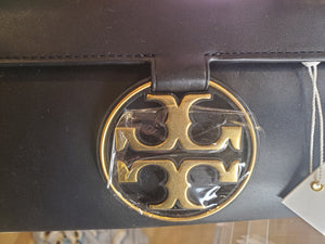 TB Black Miller Metal Logo Clutch