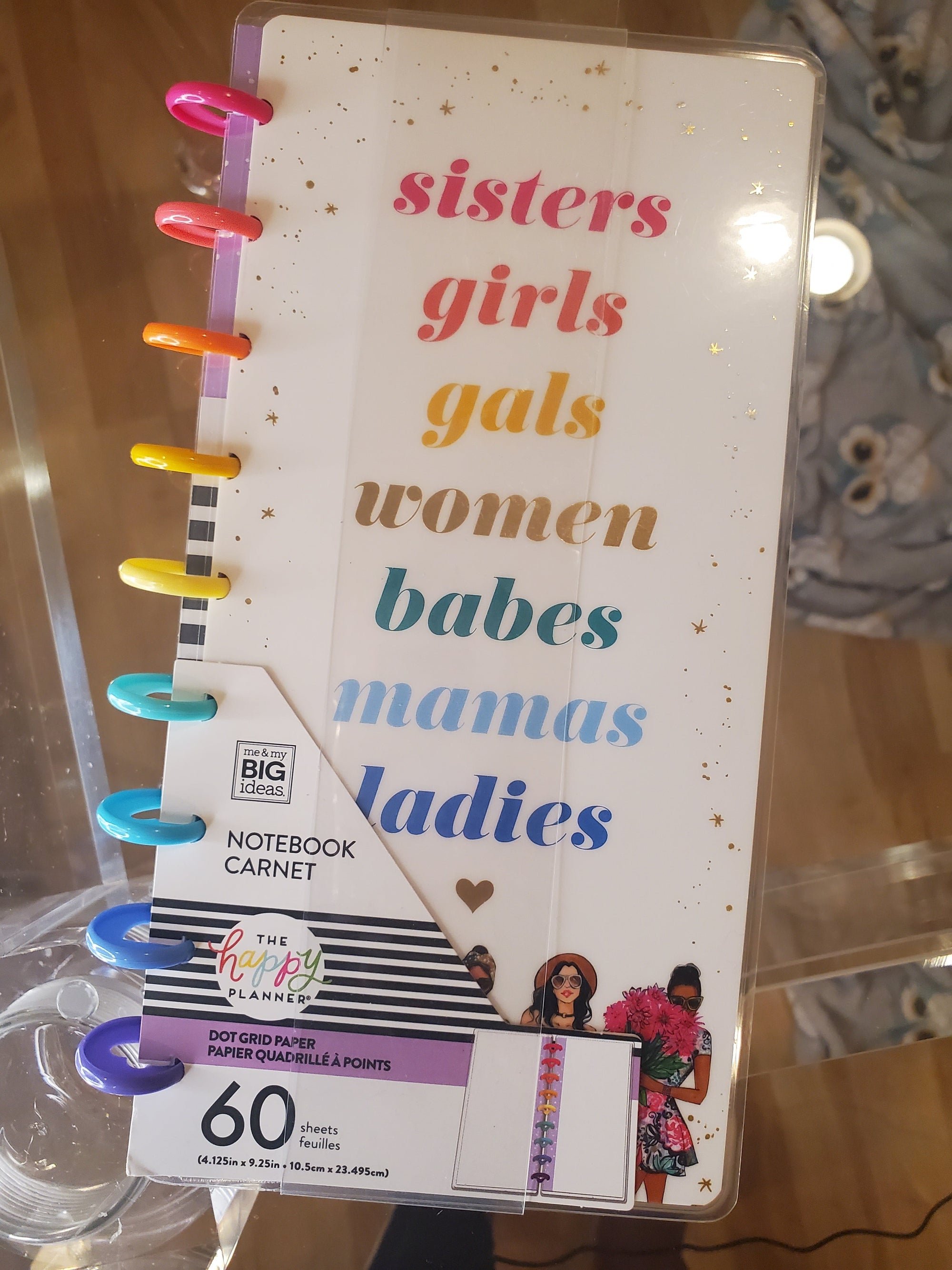 "sisters girls gals women babes mamas ladies" 60-Sheet Dot Grid Paper Notebook