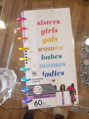 "sisters girls gals women babes mamas ladies" 60-Sheet Dot Grid Paper Notebook