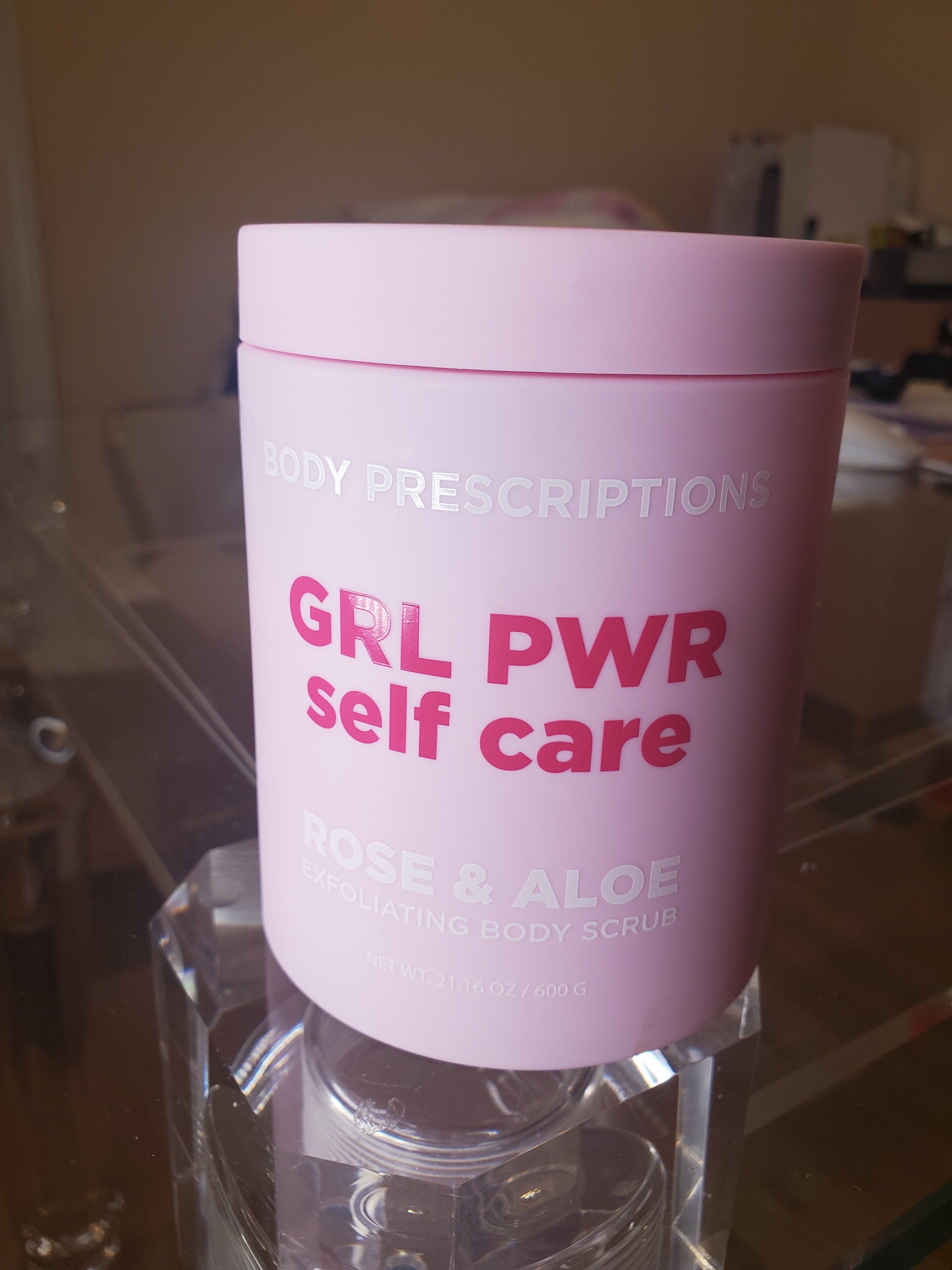 Grl Pwr Self Care Rose & Aloe Exfoliating Body Scrub (Body Prescriptions)