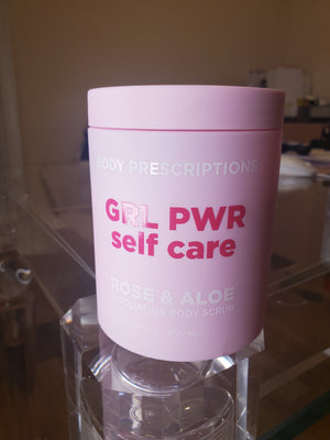 Grl Pwr Self Care Rose & Aloe Exfoliating Body Scrub (Body Prescriptions)