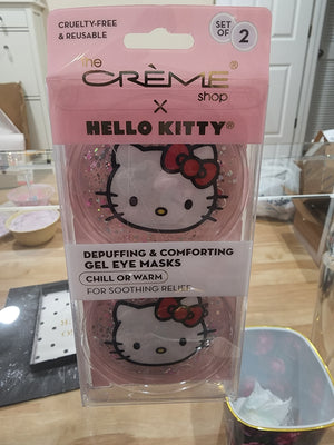 CREME Shop "Hello Kitty" Depuffing & Comforting Gel Eye Masks (Set of 2)