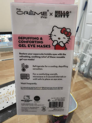 CREME Shop "Hello Kitty" Depuffing & Comforting Gel Eye Masks (Set of 2)