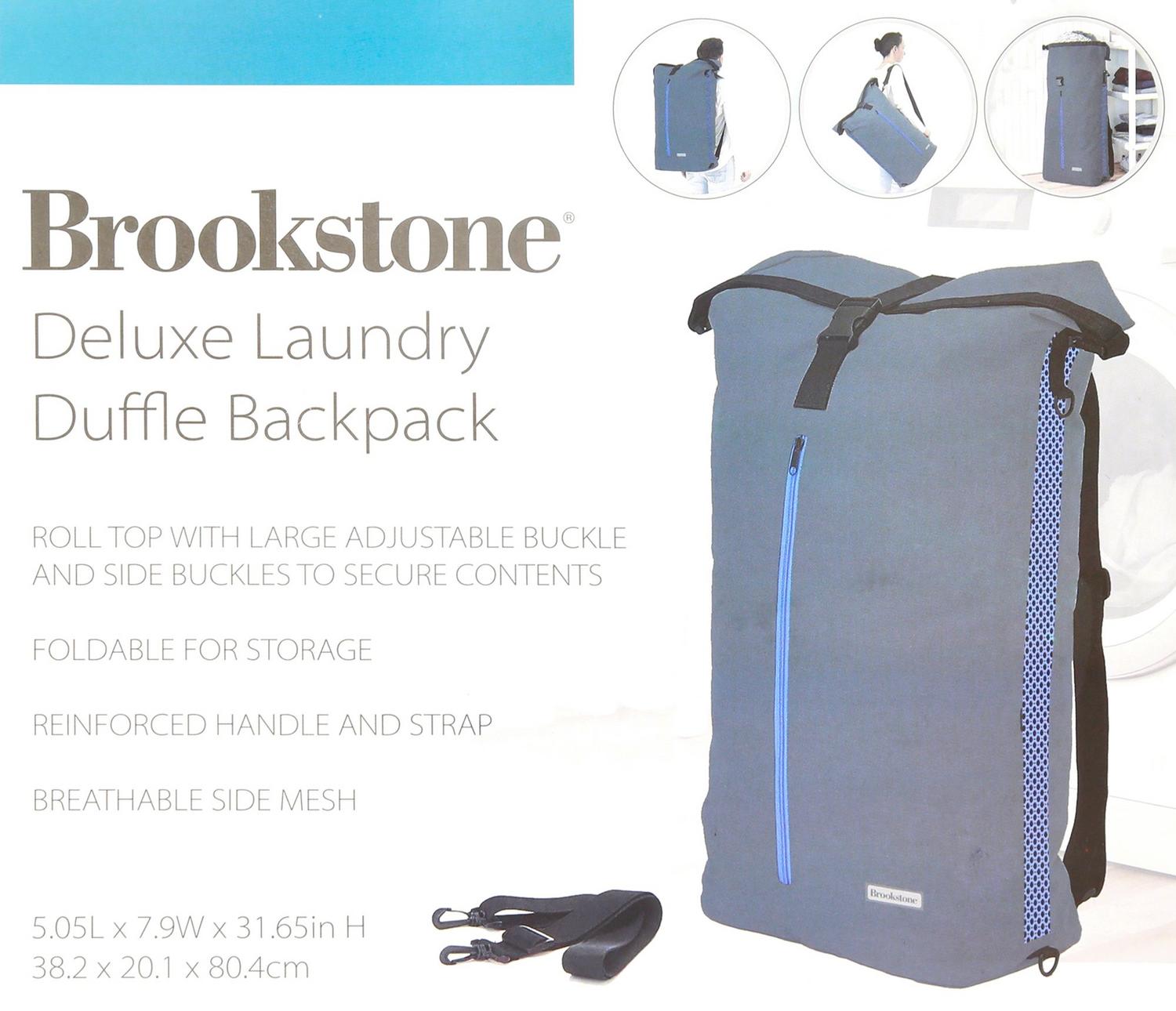 Brookstone Deluxe Laundry Duffle Backpack