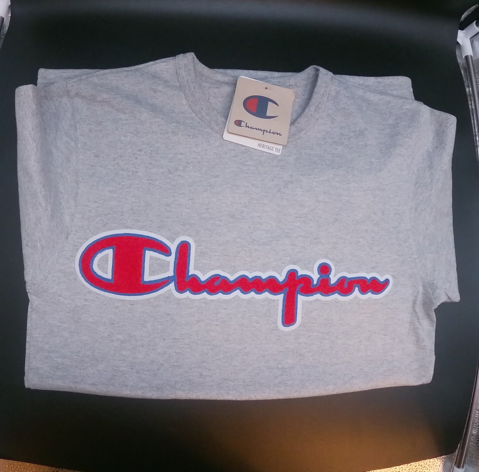 CHAMPION Chainstitch Embroidered Men's Tee