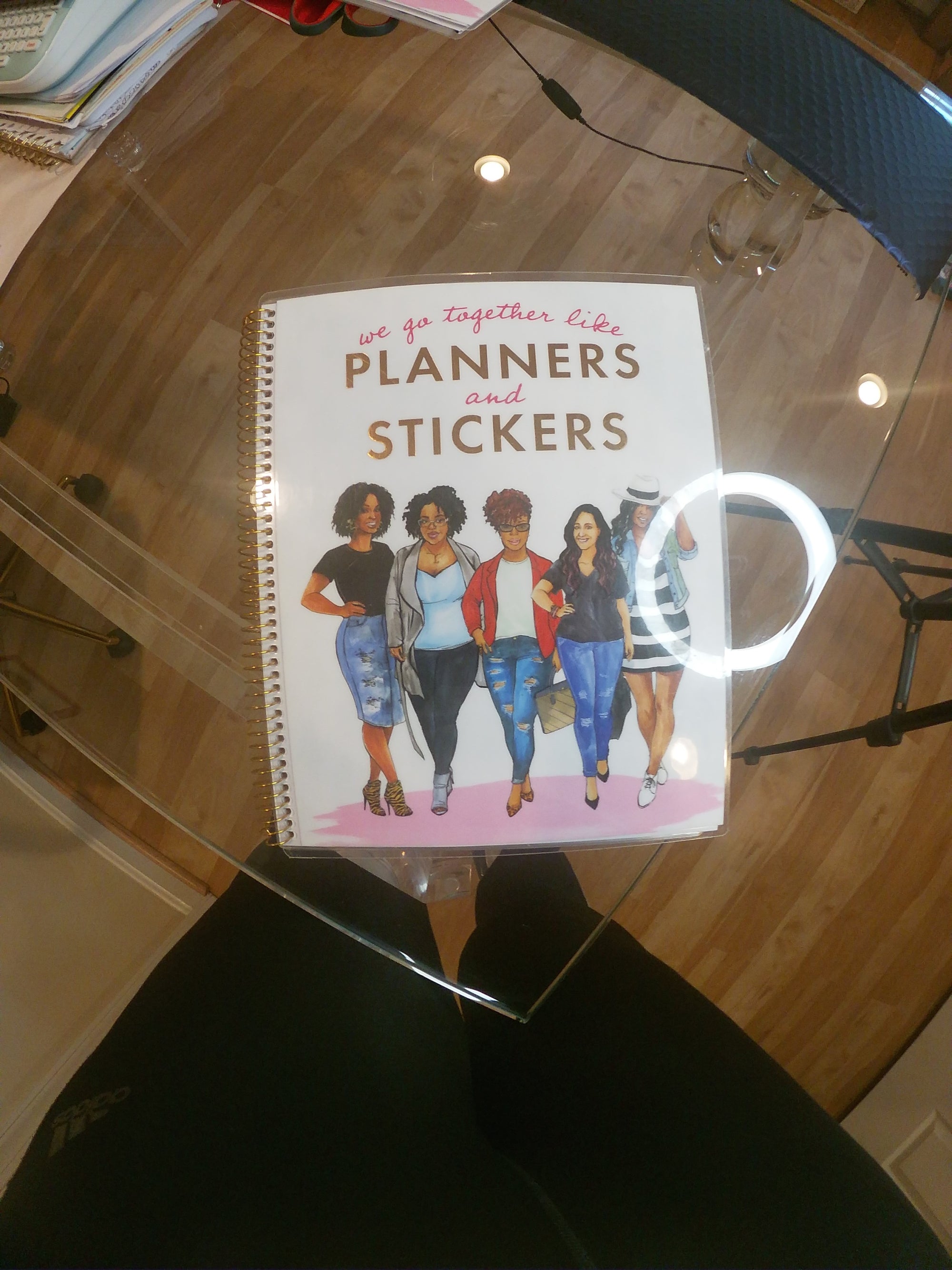 Diverse African American Women Planners and Stickers Album