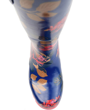 Journee Collection Floral Mist Rain Boots