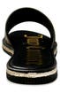 Juicy Couture Black & Gold Yippy Sandals