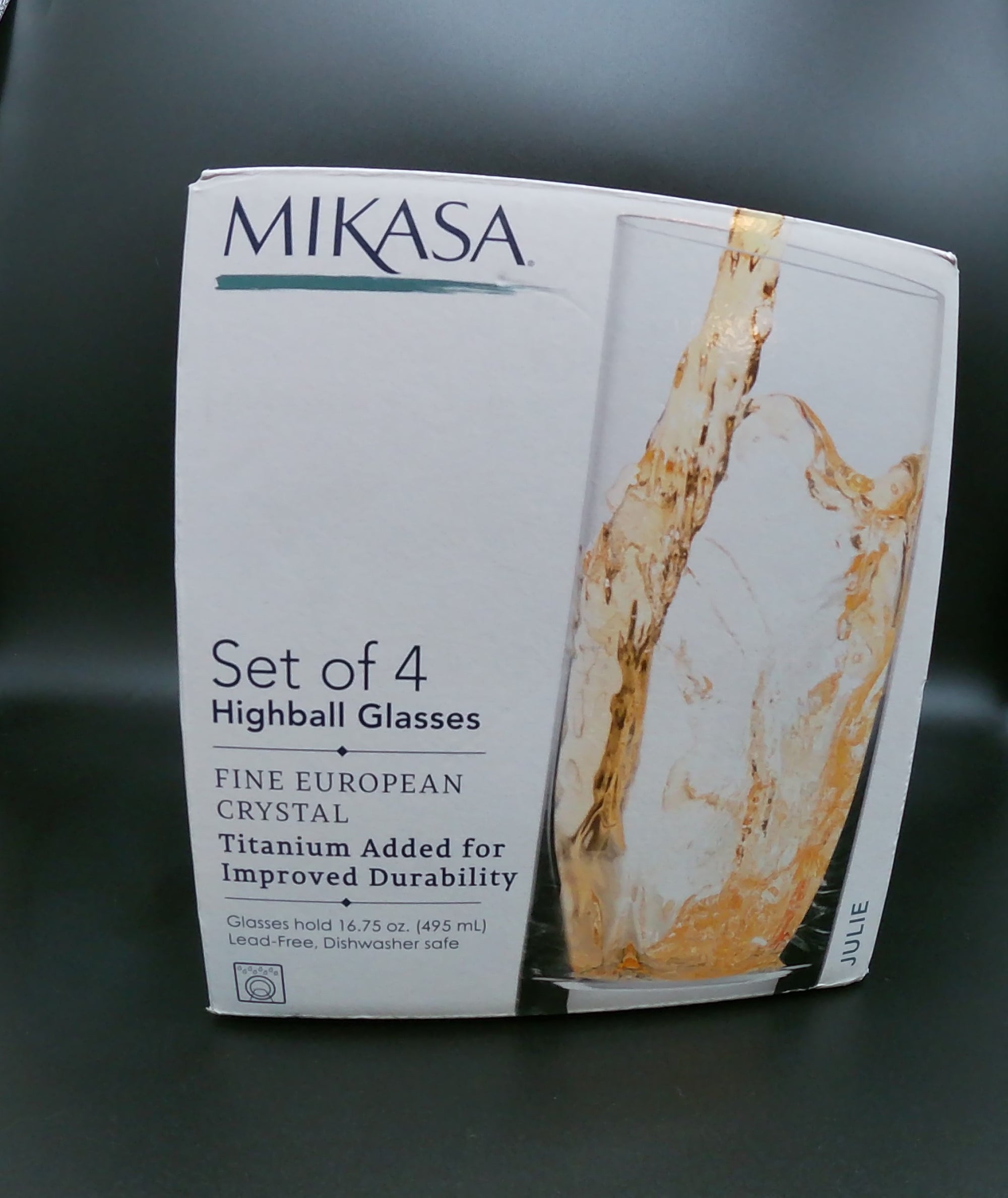 Set of 4 "Julie" Highball Mikasa Glasses