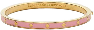 Kate Spade Pink Enameled Hinged Bracelet